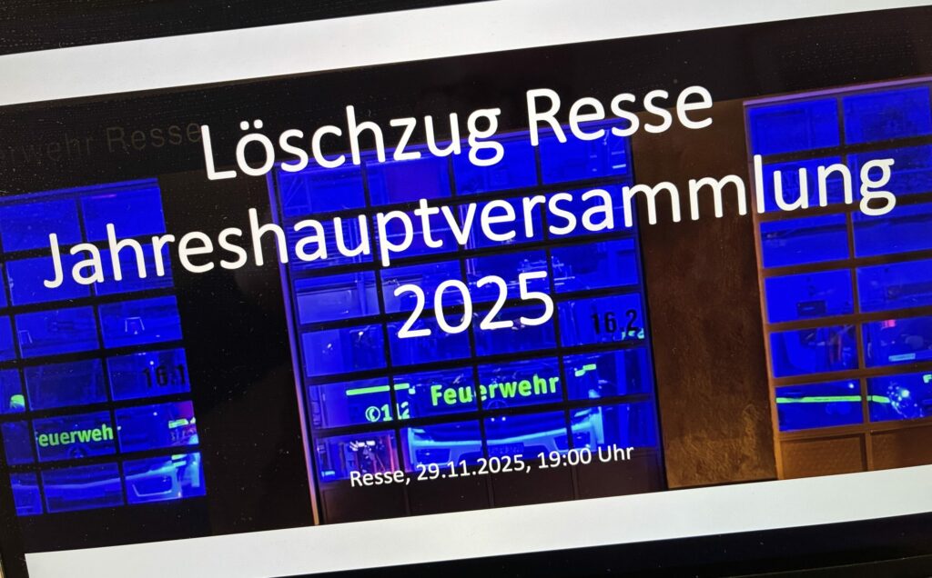 Präsentation zur JHV.