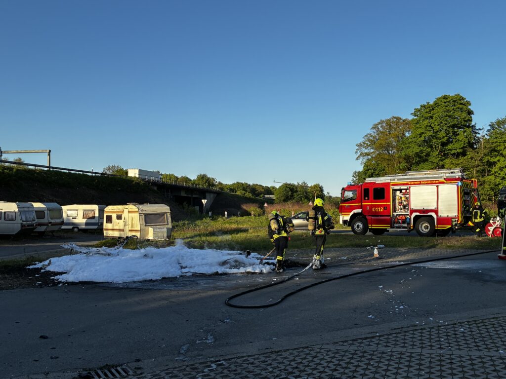Einsatzstelle Münsterstraße.
