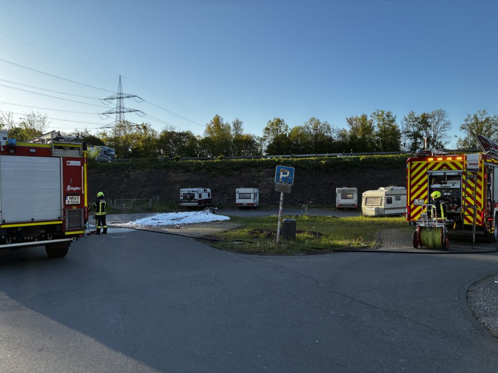 Einsatzstelle Münsterstraße.