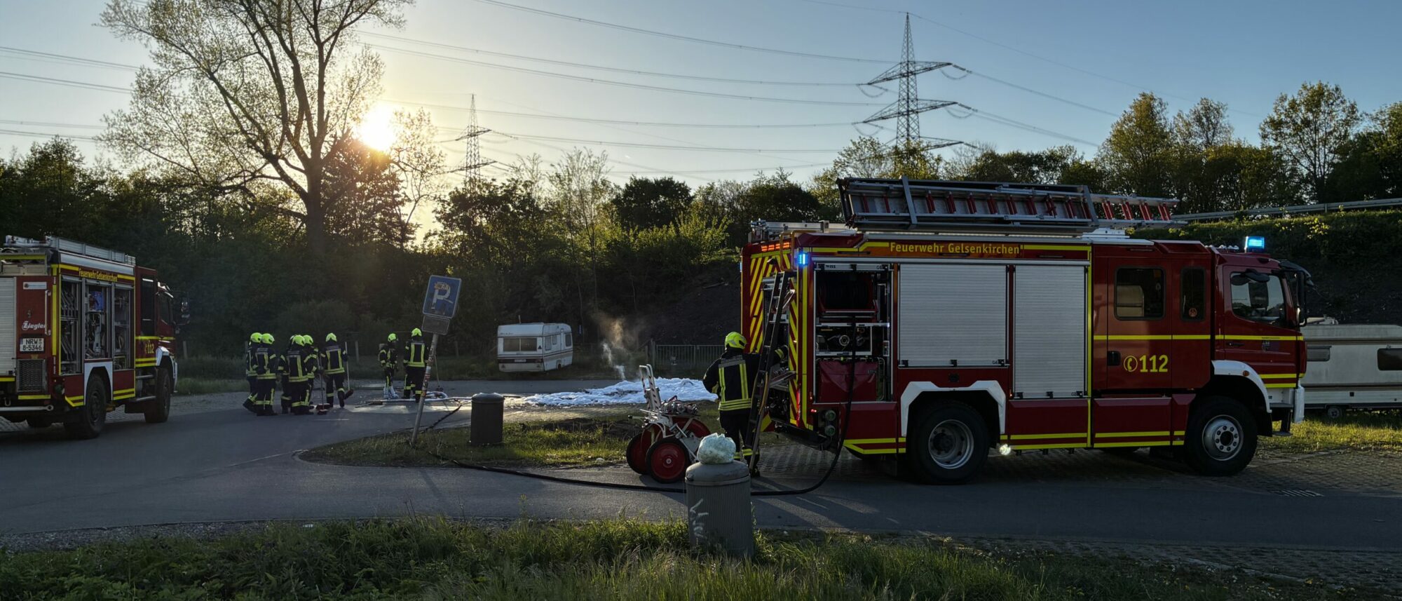 Einsatzstelle Münsterstraße.