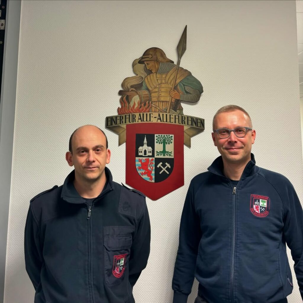 Neue Zugführung seit dem 1.1.2025: Denis Henselewski (l.) und Matthias Lemke.