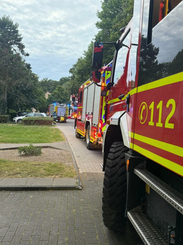 Einsatzstelle Brand2