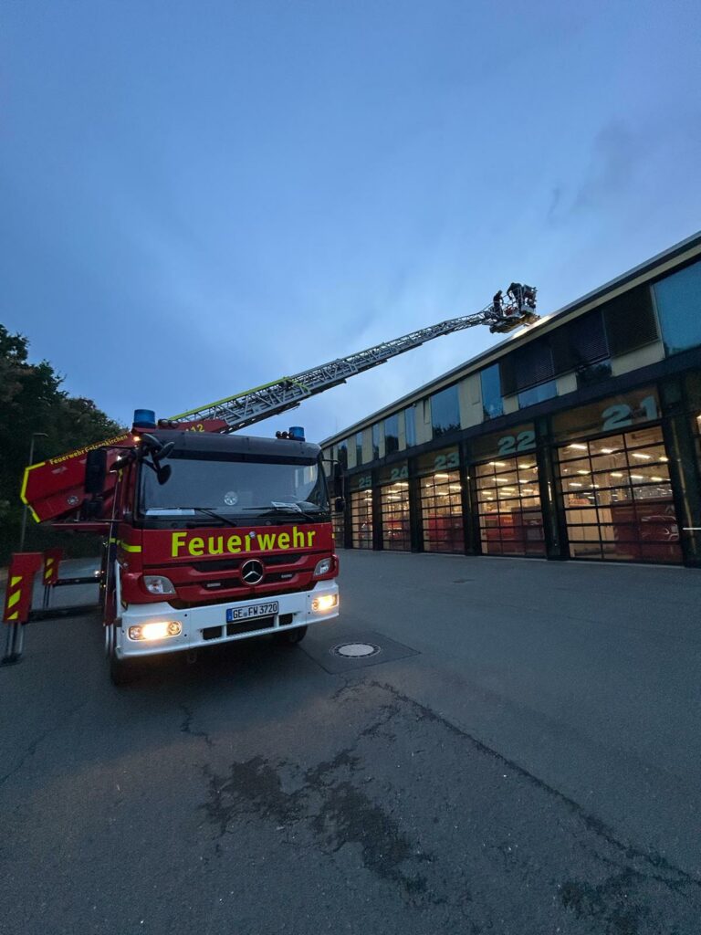 Anleitern für die Personenrettung